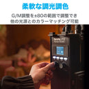 NANLITE Forza 500B II 撮影用ライト スタジオライト 580W 色温度2700-6500K 580W GM調整 CRI平均96 専用ケース付属