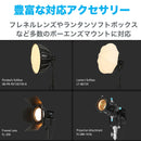 NANLITE Forza 500B II 撮影用ライト スタジオライト 580W 色温度2700-6500K 580W GM調整 CRI平均96 専用ケース付属