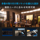 NANLITE PavoSlim 60CL 撮影用ライト パネルライト RGBWW RGBライト 72W 2700-7500K GM調整 アプリ操作 天吊り フルカラー 動画撮影 ライブ配信 国内正規品