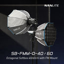 NANLITE オクタゴナルソフトボックス 40cm FMマウント付き SB-FMM-O-40