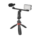 COMICA CVM-VM10-K5 スマートフォン用マイク  LEDライト付属 ミニ雲台付属 Youtube 動画撮影 LIVE配信 VLOG